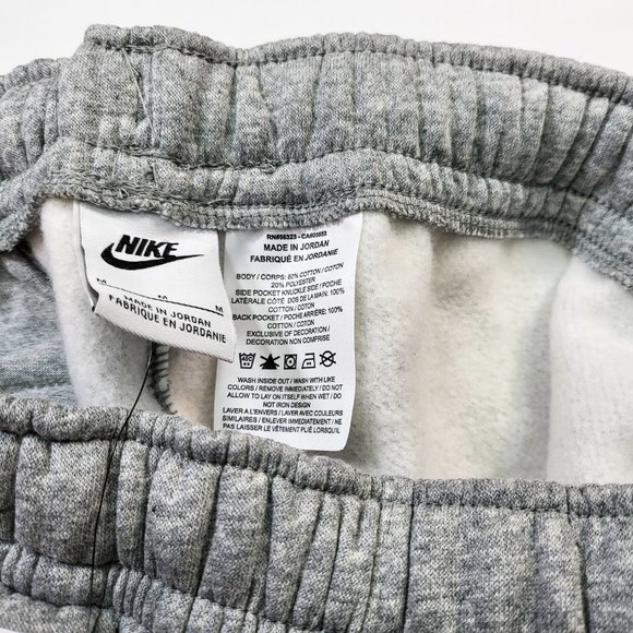 Nike Sportswear Club Fleece Shorts Men's Swoosh Graphic Athletic Grey BV2721-063 - Picture 12 of 12